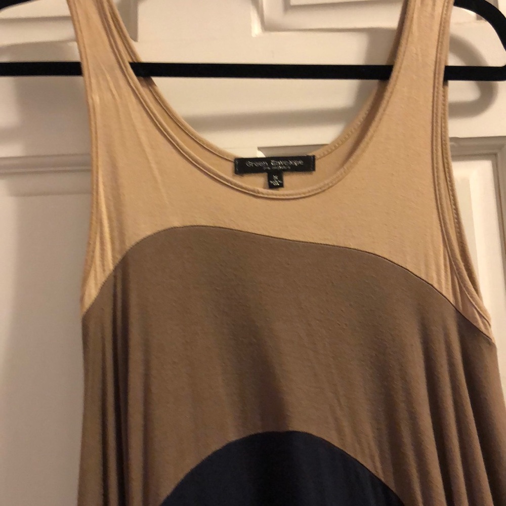 Color Block Handkerchief Top - Picture 2 of 3